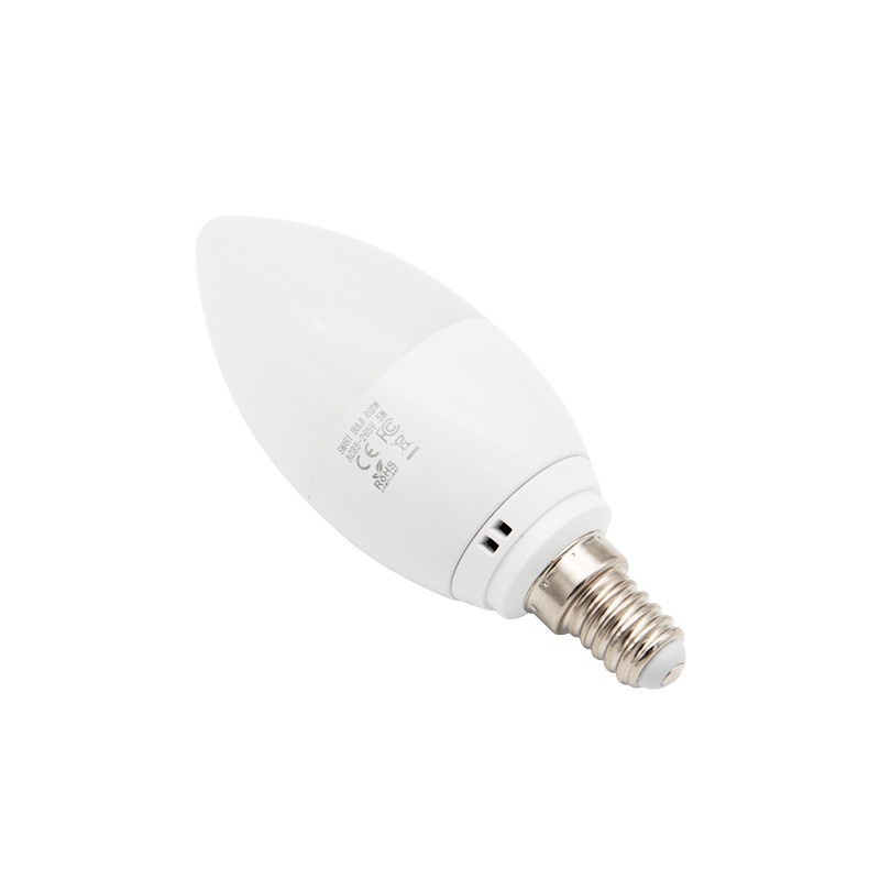 Bec Smart Techstar®, Wireless, 2.4GHz, RGBW, 4W, E14, Lumina Calda, Lumina Rece, Corp Aluminiu - 2 | YEO