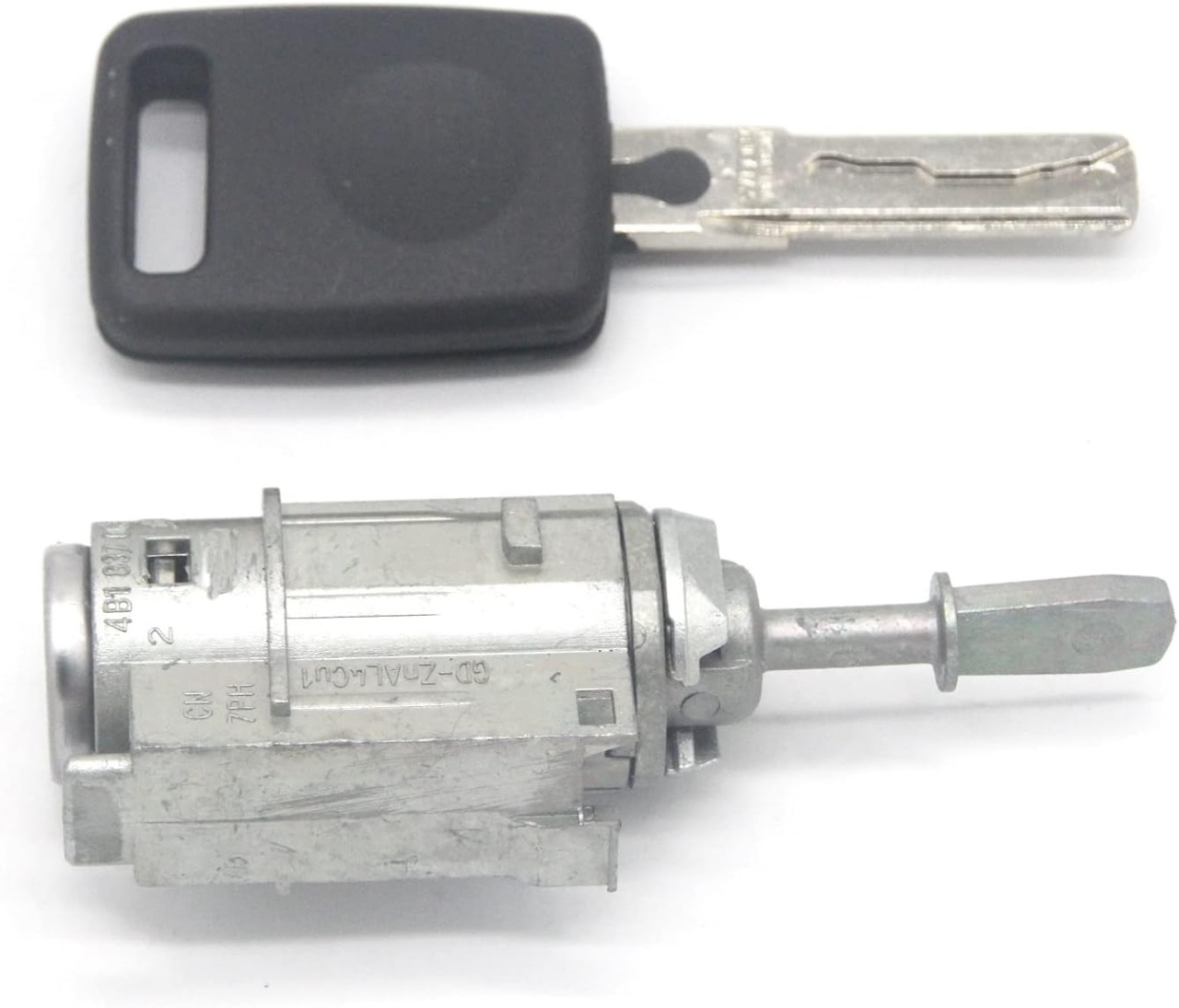 Butuc yala cilindru usa stanga fata cu cheie Techstar, compatibil Audi A6 C5 / Allroad / S6 (1997–2005), cod OE 4B1837063A (echiv. 4B1837063)