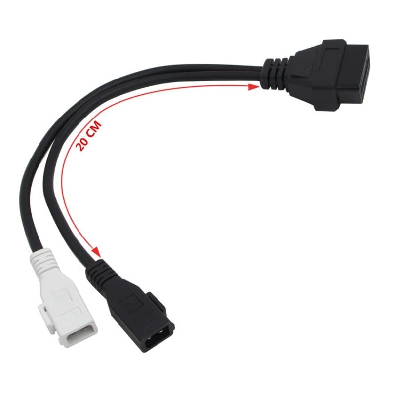 Cablu Adaptor Auto Techstar®, OBD2 in Audi 2x2 - 2 | YEO