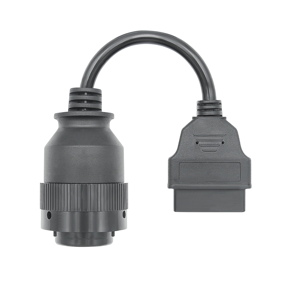 Cablu adaptor Catterpillar CAT-14 pin Deutsch femela → OBD-II 16 pin femela pentru utilaje grele, excavatoare, generatoare si incarcatoare - 3 | YEO