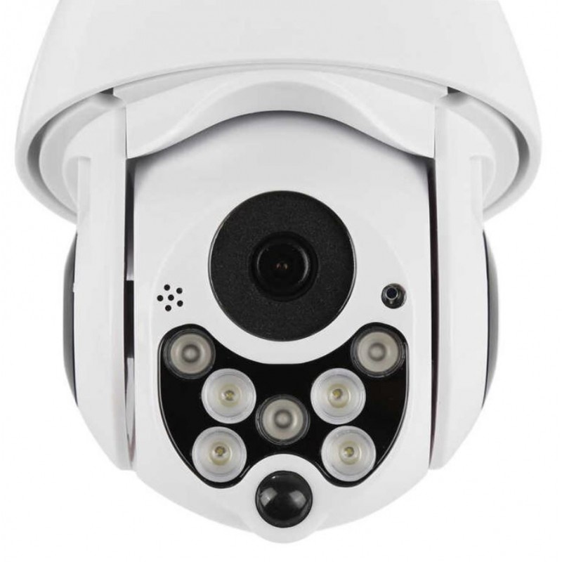 Camera Supraveghere IP PTZ Techstar® P14, Wireless, 355°, 1080p, IR+LED, Interior, ONVIF, NVR, Senzor Miscare, Zoom Digital x4 - 1 | YEO