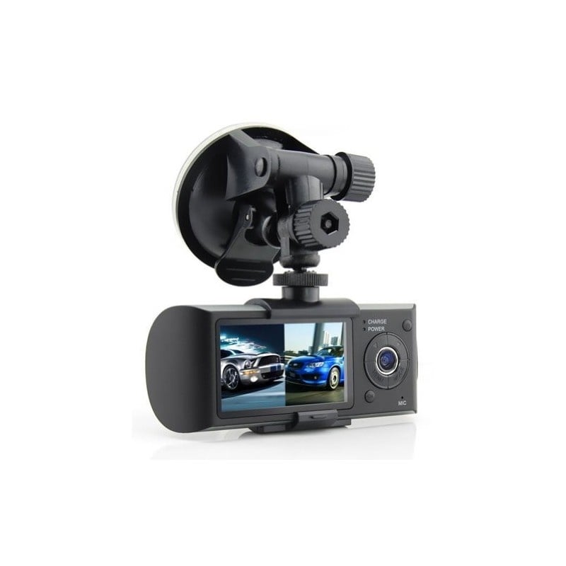 Camera Video Auto Techstar® R300 Dual-Cam, 720P, Ecran LCD 2.7