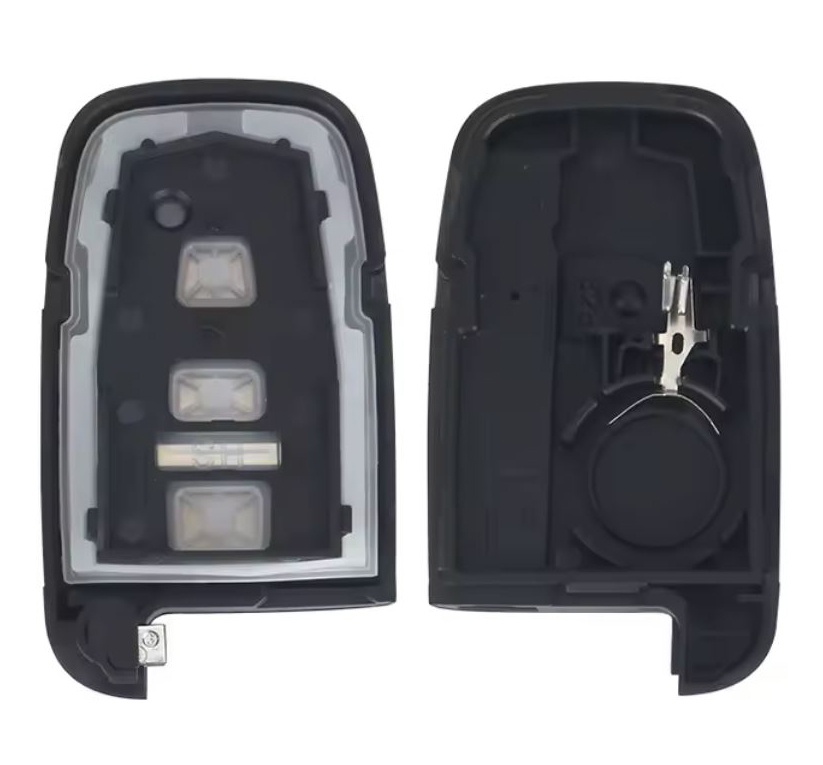 Carcasa cheie auto pliabila Techstar compatibila cu Hyundai Sonata, Azera, Genesis Coupe, ix35, i30, i45 si Kia Forte, Sportage, K2, K5, 3 butoane, HOLD portbagaj, lama HYN14 stanga, fara electronica - imagine 2