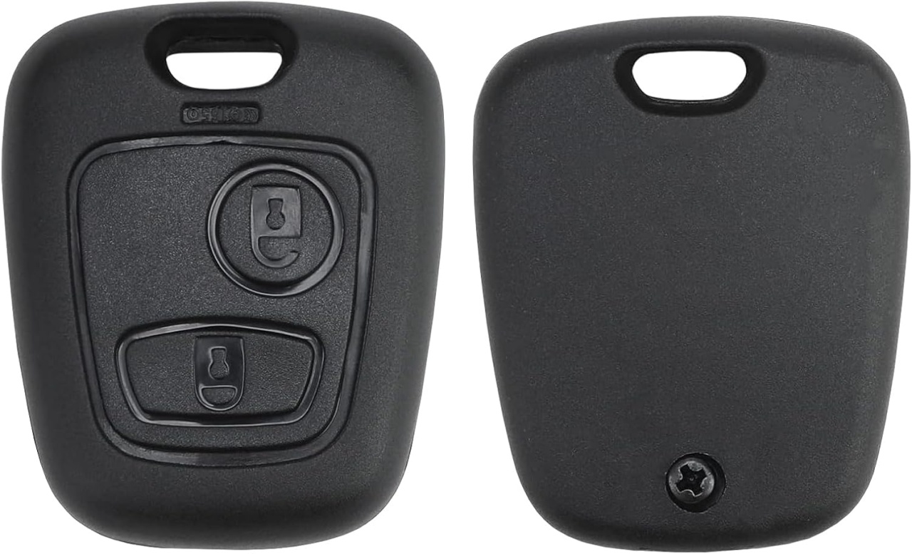 Carcasa Cheie Auto Techstar cu 2 Butoane Compatibila Toyota Aygo, Peugeot 107, Citroen C1 - 1 | YEO