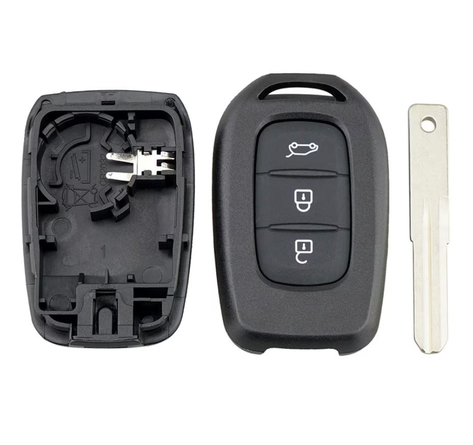Carcasa cheie auto Techstar cu 3 butoane pentru Dacia Logan, Sandero, Duster, Dokker – compatibil 2016+ - 1 | YEO