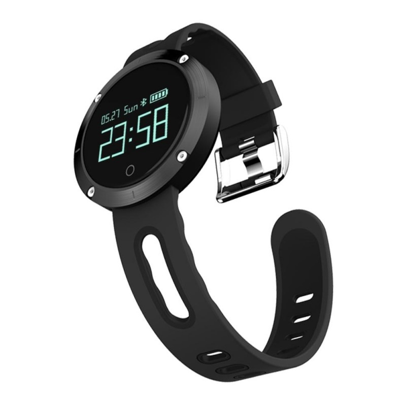 Ceas Smartwatch Techstar® DM58, 1.22 inch IPS, Bluetooth 4.0 + EDR, Monitorizare Tensiune, Puls, Multiple Alerte Unice, Negru - 3 | YEO