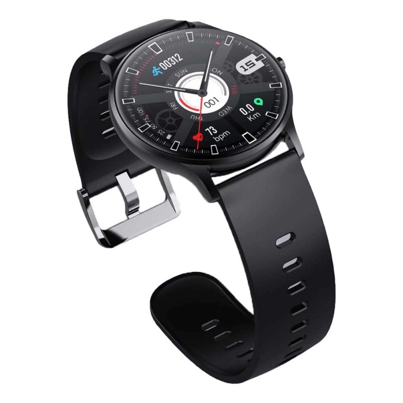 Ceas Smartwatch Techstar® S33, 1.28 inch IPS, Monitorizare Puls, Tensiune, Oximetru, Sedentarism, Bluetooth 5.0, IP67, Negru - 3 | YEO