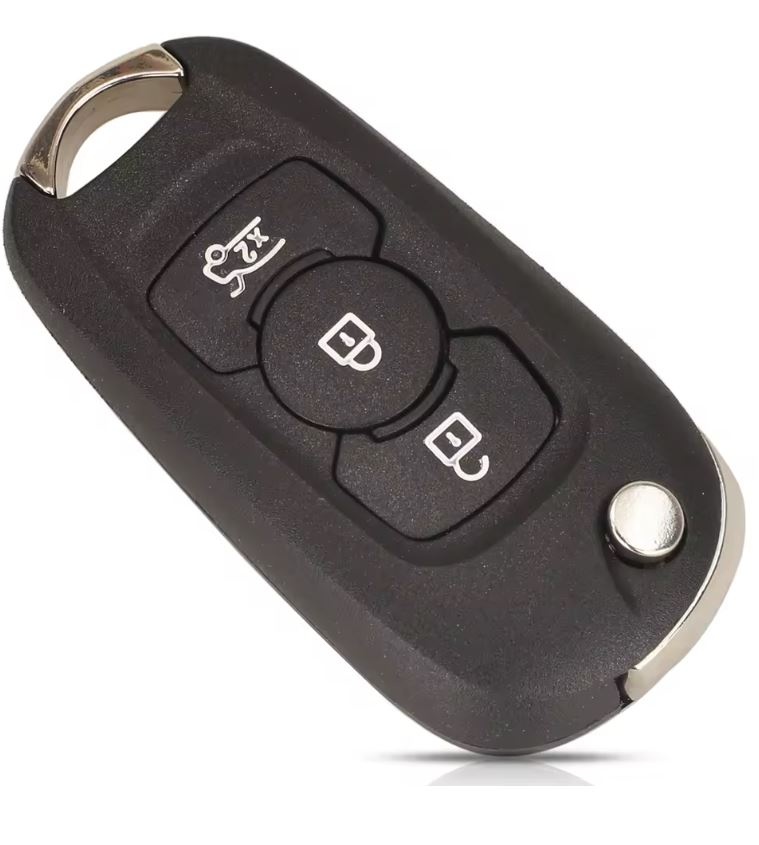 Cheie auto completa programabila, Techstar tip briceag, 3 butoane, compatibila Opel Astra K 2015–2021 – 434 MHz, cip ID46 PCF7961E, lama HU100 - 3 | YEO