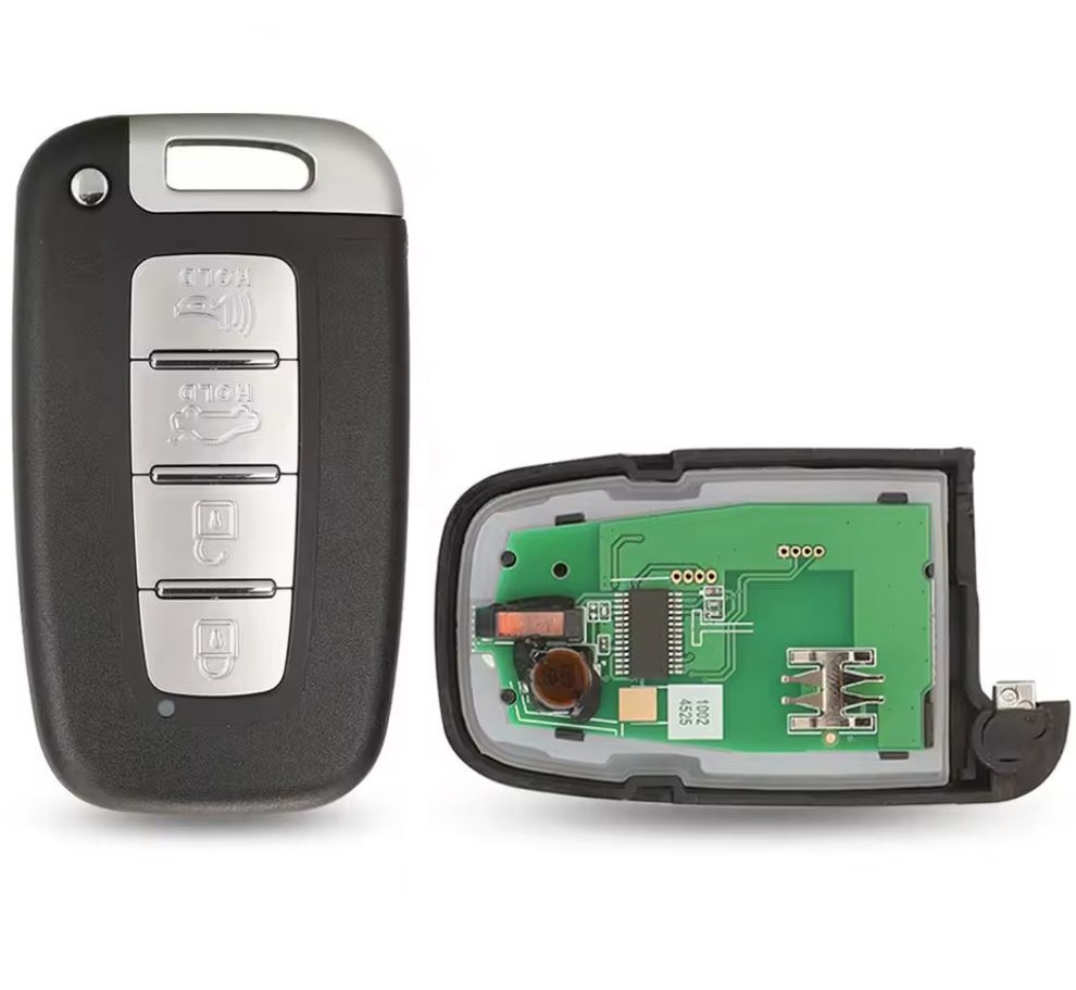 Cheie auto completa si programabila Techstar, compatibila cu Kia Forte, Soul, Rio, Sorento, Optima si Hyundai i30, Sonata, IX35 – 433MHz, chip ID46 PCF7952, lama HYN14 - 2 | YEO
