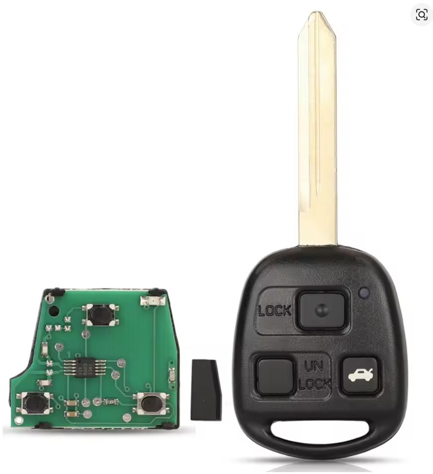 Cheie auto completa si programabila Techstar, compatibila cu Toyota Yaris, Avensis, Corolla, Carina – 433MHz, chip 4C, lama TOY47 - 3 | YEO