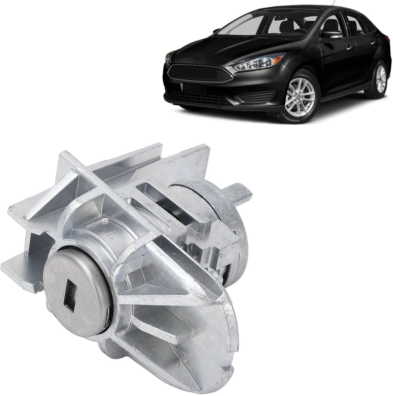 Cilindru incuietoare usa stanga fata Ford Focus (2012–2019) cu 2 chei | OE AM5Z-5821991-A - 1 | YEO