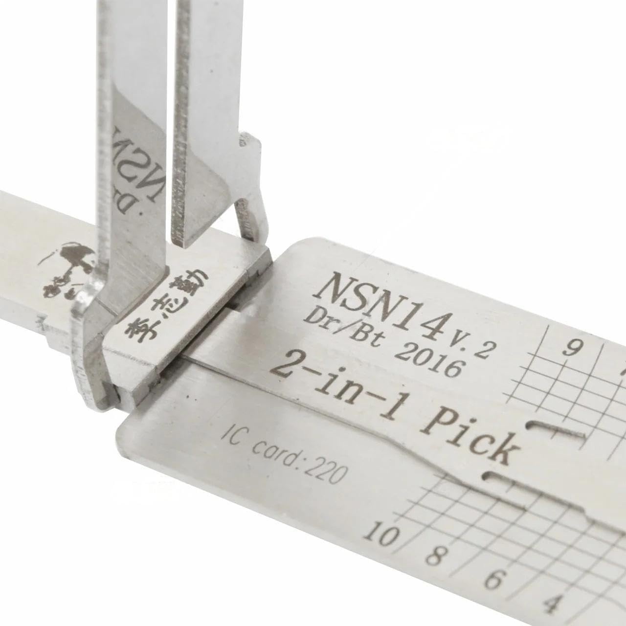 Decodor auto Lishi NSN14 2 in 1 pick pentru chei Nissan Infiniti Subaru, usa si portbagaj NSN14 DR/BT - imagine 4