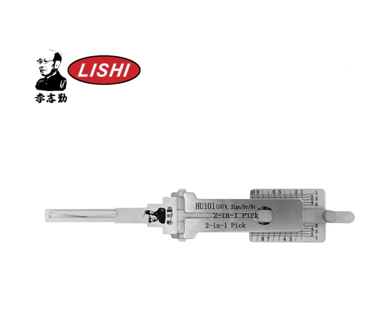 Decodor unealta auto Lishi Original HU101(10t) – 2-in-1 Pick/Decoder pentru contact, usa si portbagaj (Ford, Jaguar, Land Rover, Volvo, Lincoln) - imagine 5