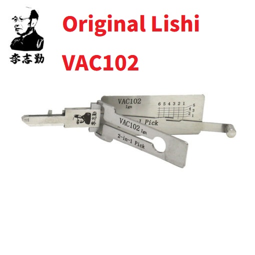 【rik】LLEGWOODTOP1200 Lishi Original VAC102 2-in-1 Pick – Renault / Dacia / Nissan