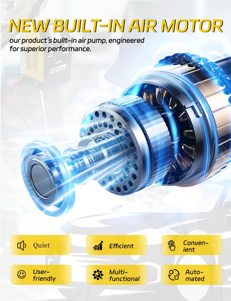 Detector Scurgeri cu Fum Auto EVAP Solary SD302, DC 12V, cu Pompa si Manometru, Detectare Scapari Vacuum, Admisie, Evacuare, Motor, 12V, Portabil - imagine 5