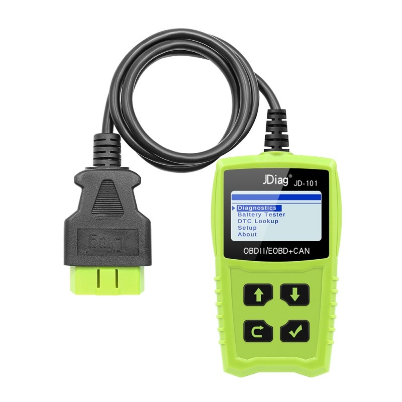 Diagnoza OBD2 Techstar® JDiag JD101, Afisare Erori si Descriere, Resetari, Live Data, Freeze Frame, EOBD/OBDII - 1 | YEO