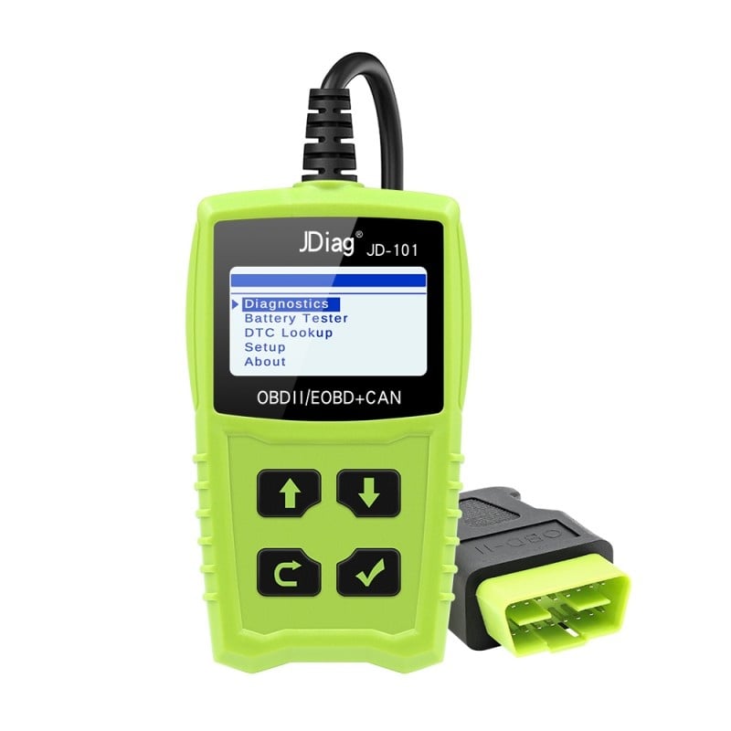 Diagnoza OBD2 Techstar® JDiag JD101, Afisare Erori si Descriere, Resetari, Live Data, Freeze Frame, EOBD/OBDII