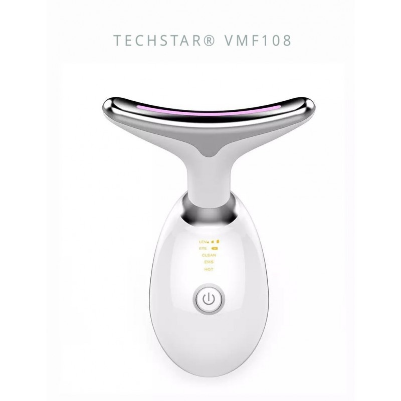 Poze Dispozitiv Ingrijire Ten, Techstar® VMF108, Eliminare Cearcane, Antirid, Stimulare EMS, Incalzire, Vibratii, Fotoni