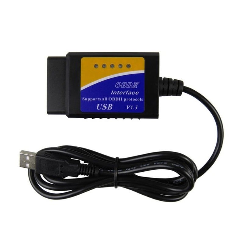 Interfata diagnoza auto Techstar OBD2 USB cu Cip ELM V1.5