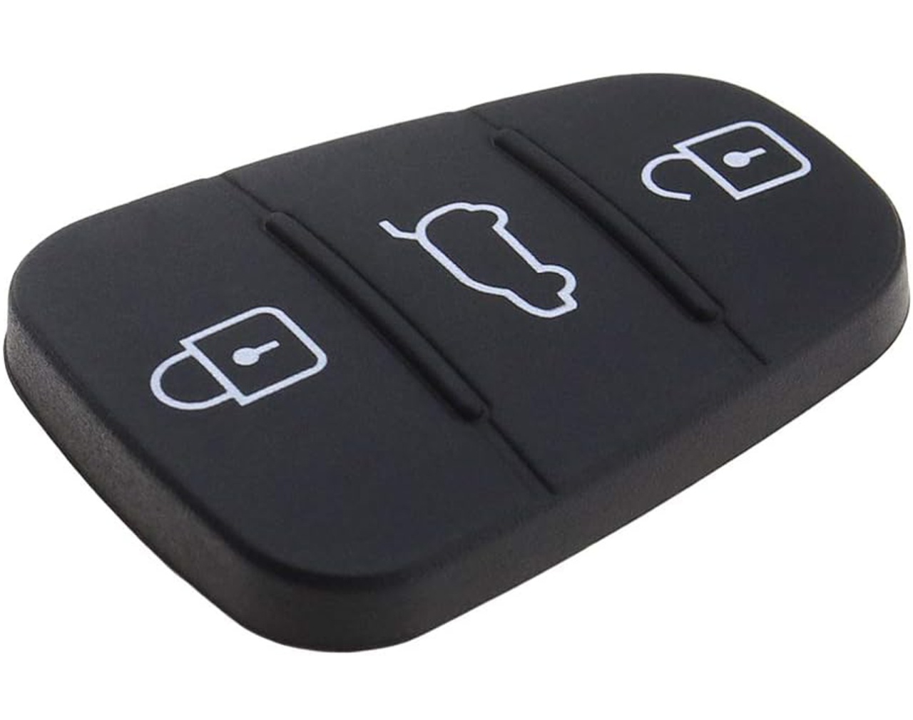 Membrana Cauciuc Butoane Cheie Auto 3 Butoane – Compatibila Hyundai i10, i20, i30, ix35, ix45, Elantra, Tucson, Santa Fe, Veloster, Solaris – Piesa de Schimb pentru Telecomanda