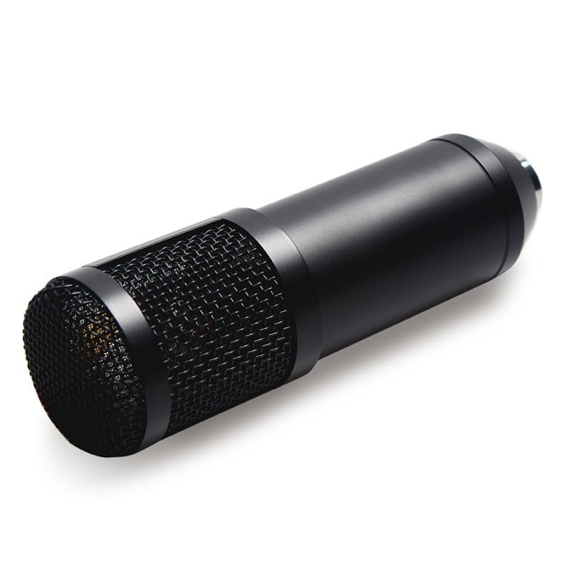 Microfon Profesional de Studio Condenser BM800 cu stand inclus pentru Inregistrare Vocala, Streaming, Gaming, Black - 3 | YEO