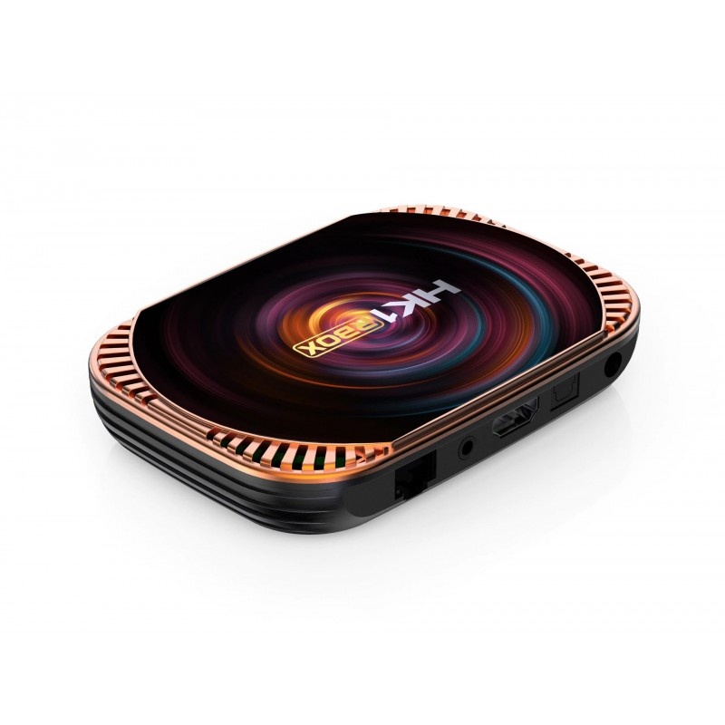 Poze Mini PC Tv Box Techstar® HK1 RBOX X4, Procesor S905X4 , Android 11, UHD 8K, 4GB RAM DDR3, 64GB ROM, WiFi DualBand, Bluetooth, Gigabit, Telecomanda