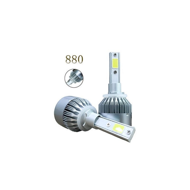 Resigilat Set 2 LED-Uri Auto Techstar® C6, 880, 36w, 3800 Lumeni, 6500K, AUTO, 12-24 Volti, COB - 1 | YEO