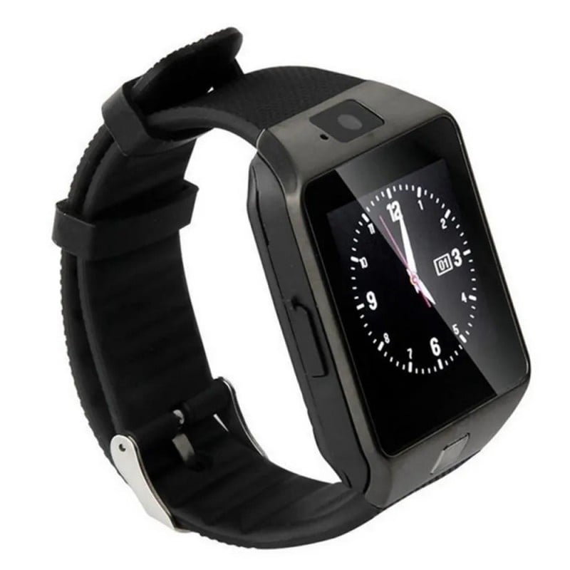 Resigilat Smartwatch Bluetooth DZ09 MTK Compatibil SIM si MicroSD cu Camera Negru - 1 | YEO