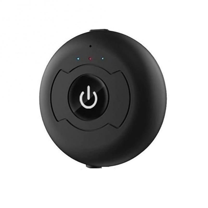 Resigilat Transmitator Bluetooth Techstar® Mini T2, Bluetooth 5.0, Conectiune Multipoint, AUX 3.5mm, Alimentare MicroUSB, HandsFree