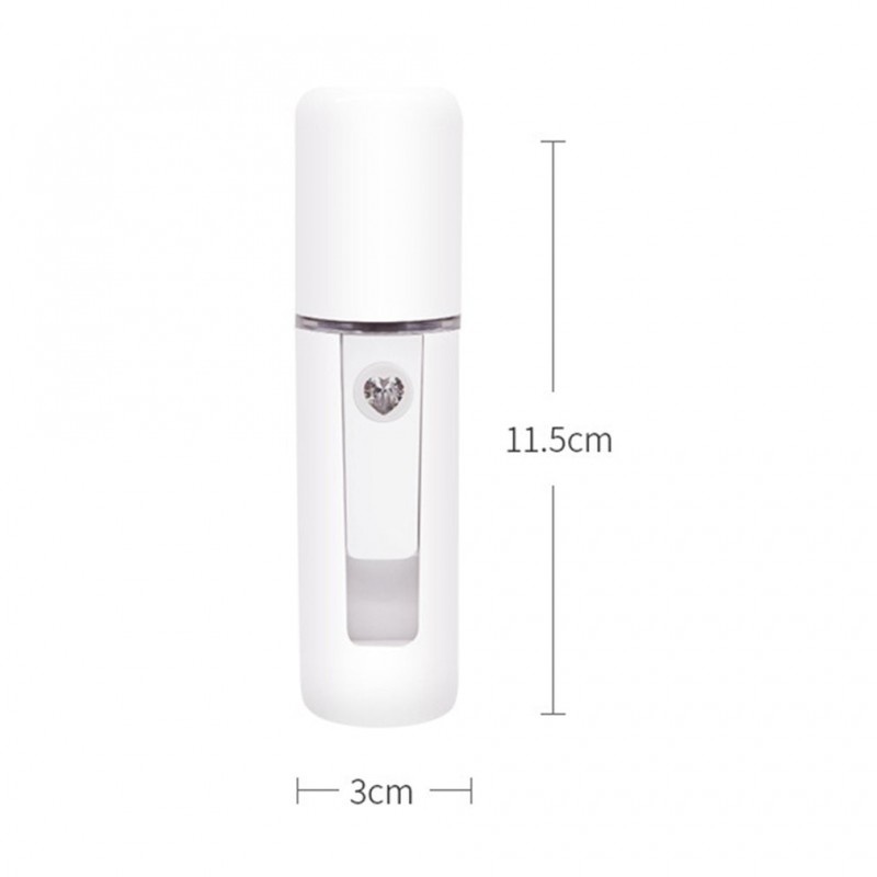 Poze Resigilat Umidificator Ultrasonic Techstar® UmiTen, Pulverizare Abur, Purificator, Rezervor 20ml, Reincarcabil USB, Portabil 450 mAh