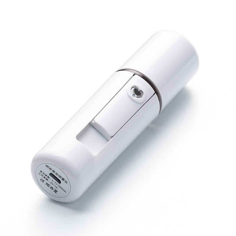 Poze Resigilat Umidificator Ultrasonic Techstar® UmiTen, Pulverizare Abur, Purificator, Rezervor 20ml, Reincarcabil USB, Portabil 450 mAh