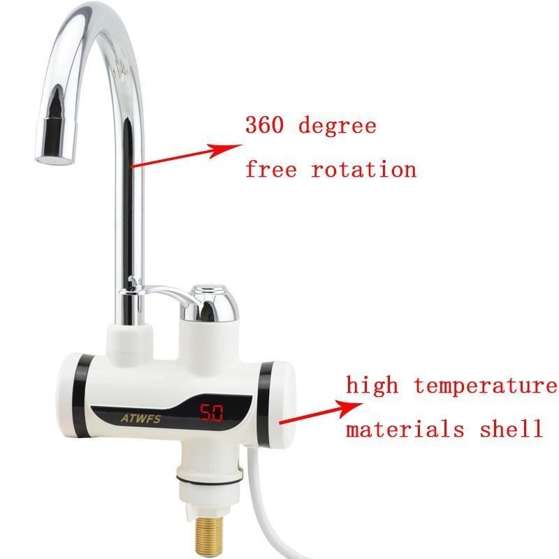 Robinet Electric cu incalzire instant pana la 60°C, 3000W, cu Afisaz Electronic DB