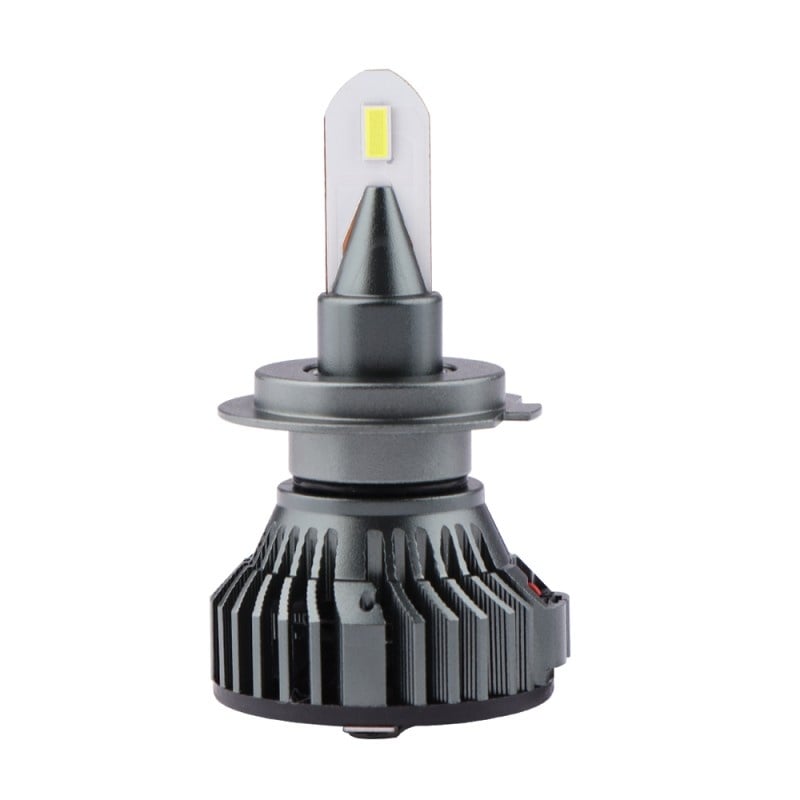 Set 2 LED-uri Auto Techstar® A1, H7, 40w, 4000 Lumeni, 6500K, AUTO, 12-24 Volti, CSP, Canbus, Radiator Aluminiu - 2 | YEO