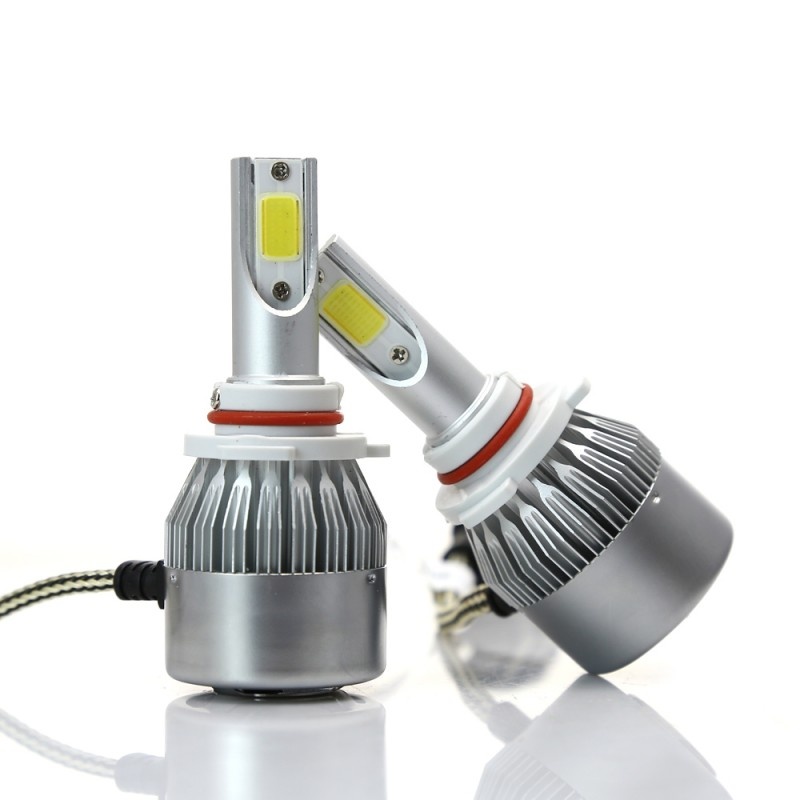 Set 2 LED-uri Auto Techstar® C6, 9005, 36w, 3800 Lumeni, 6500K, AUTO, 12-24 Volti, COB - 3 | YEO