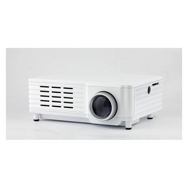 Videoproiector Mini Portabil cu Led ML205 White cu Audio Incorporat Compatibil HDMI, USB, SD si TV - 1 | YEO