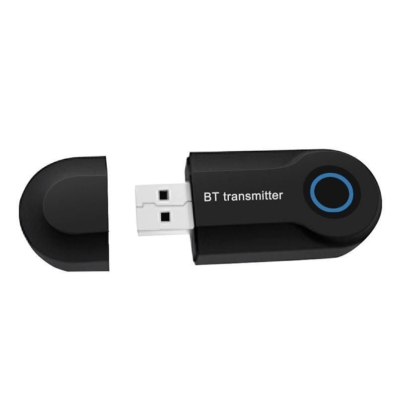 Adaptor Audio Bluetooth Techstar® T12, Bluetooth 5.0, Microfon Incorporat, AUX 3.5 mm, Hands Free, pentru PC/TV/Auto, Negru - 2 | YEO