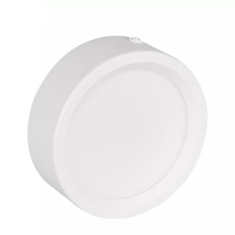 Poze Aplica LED Techstar® Slim P, Putere 10W, Culoare Lumina 4000K, Diametru 10cm, Grosime 3cm, CRI 80+, Corp Aluminiu, Alb