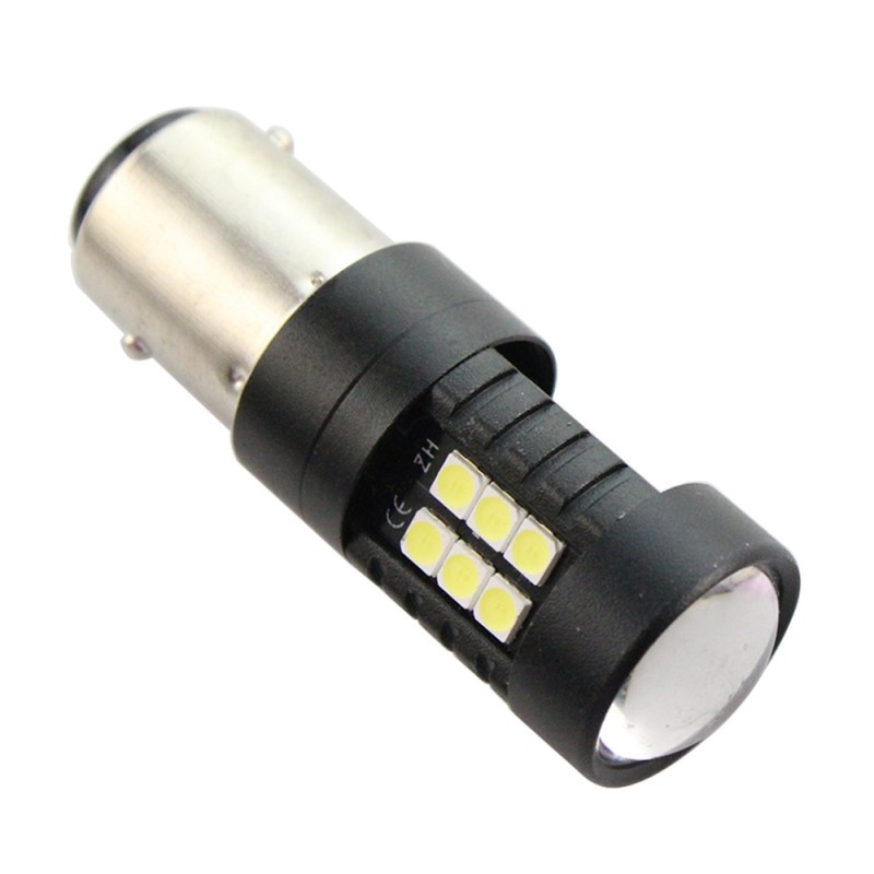 Bec Led Auto Techstar® 1156, BA15S, Alb Rece, 6000K, 12V, 1260 lm - 1 | YEO