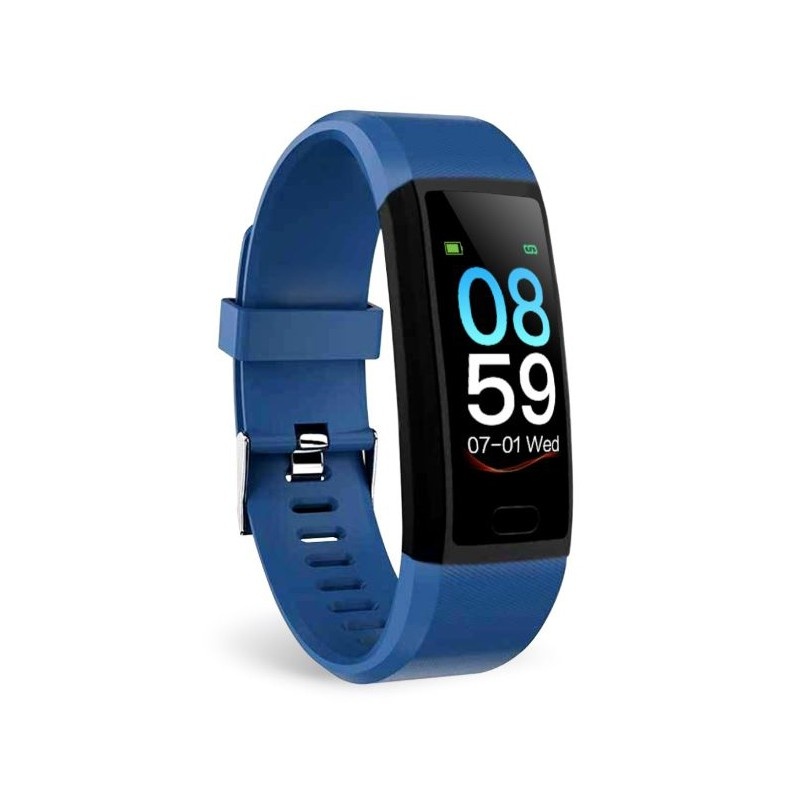 Bratara Fitness Smartband Techstar® T12 Waterproof IP65, Bluetooth 4.2, Compatibila Android & iOS, Display TFT 1.14