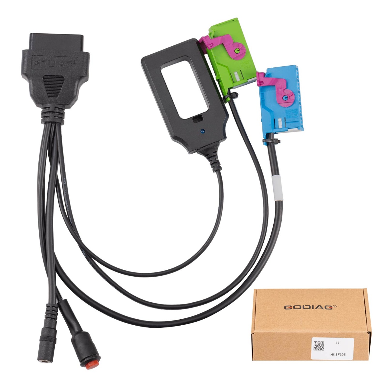 Cablu GODIAG GT112 K-Line pentru testare IMMO si sincronizare chei, compatibil VW, Audi, Skoda, Seat, generatia 2 si 3, conectare la ceasuri de bord, OBD2 - imagine 4
