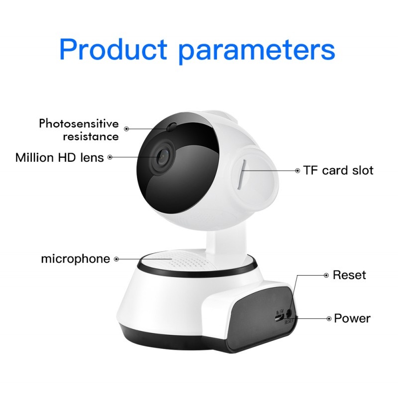 Camera de Supraveghere Interior IP Wireless Techstar® RL-21 Pan / Tilt HD 720P Leduri Infrarosu IoS si Android - 3 | YEO