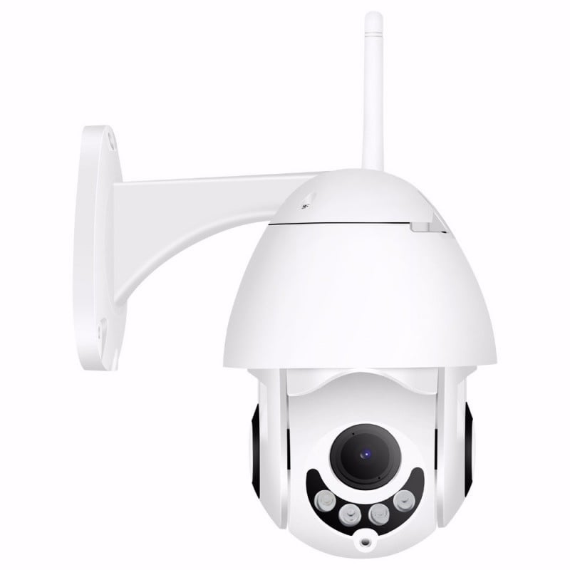 Camera Supraveghere IP PTZ Techstar® P13, Wireless, 355°, 1080p, IR, Exterior, ONVIF, NVR, Senzor Miscare, Zoom Digital x5