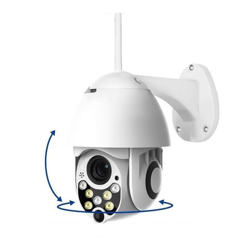 Camera Supraveghere IP PTZ Techstar® P14, Wireless, 355°, 1080p, IR+LED, Interior, ONVIF, NVR, Senzor Miscare, Zoom Digital x4 - 2 | YEO