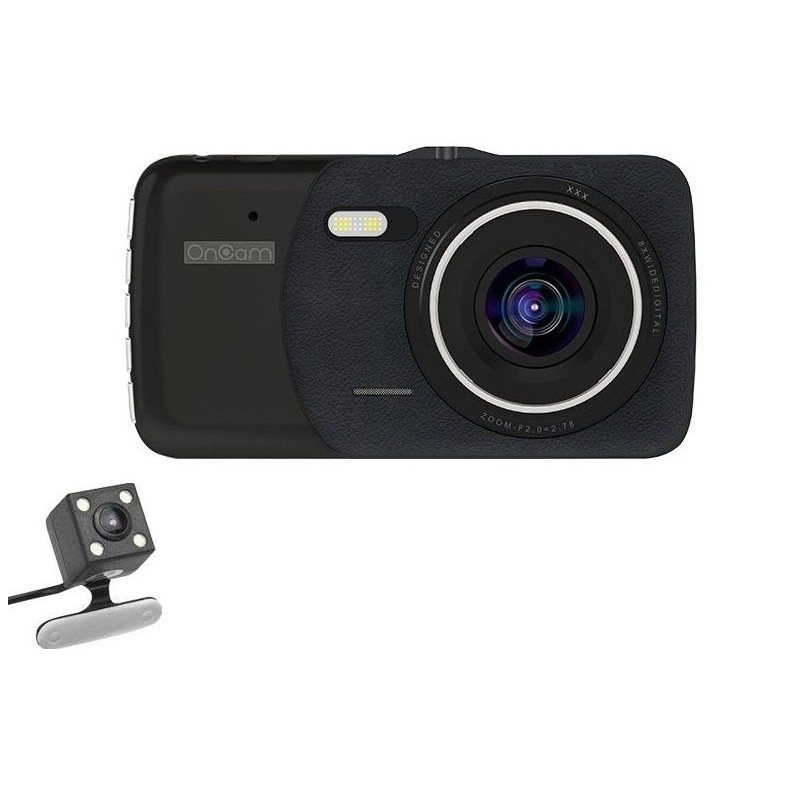 Camera Video Auto Dubla Novatek T600 FullHD 12 Mega Pixeli cu G-Sensor si Unghi de 170°