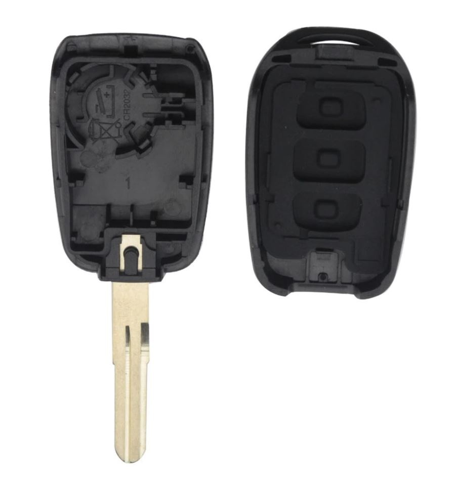 Carcasa cheie auto Techstar cu 3 butoane pentru Dacia Logan, Sandero, Duster, Dokker – compatibil 2016+ - 2 | YEO