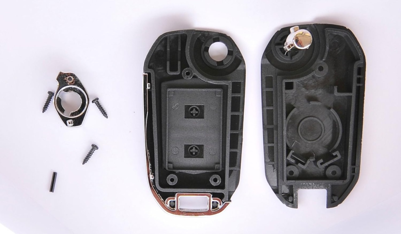 Carcasa Cheie Telecomanda 2 Butoane Flip HU46 Compatibila cu Opel – Corsa C, Meriva A, Tigra B, Combo - 1 | YEO