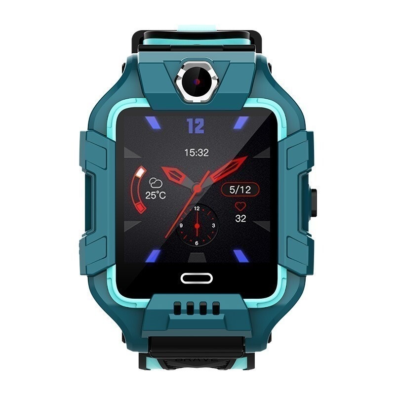 Ceas Smartwatch Copii Techstar® Q19, 1.40 inch IPS, Cartela SIM, Tracker LBS, Buton SOS, Apelare Bidirectionala, Albastru - 1 | YEO