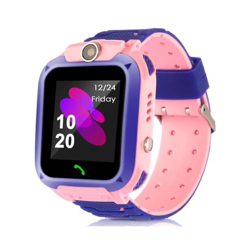 Ceas Smartwatch Copii Techstar® SW70-Q12 Roz, SIM, Monitorizare Locatie, Intercom, SOS, Camera, Microfon