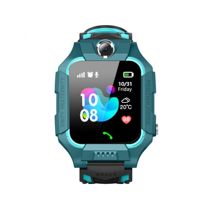 Ceas Smartwatch Copii Techstar® Y99, 1.40 inch IPS, Cartela SIM 4G LTE, Tracker GPS, AGPS, LBS, WIFI, Buton SOS, Apelare Video, Verde - 1 | YEO