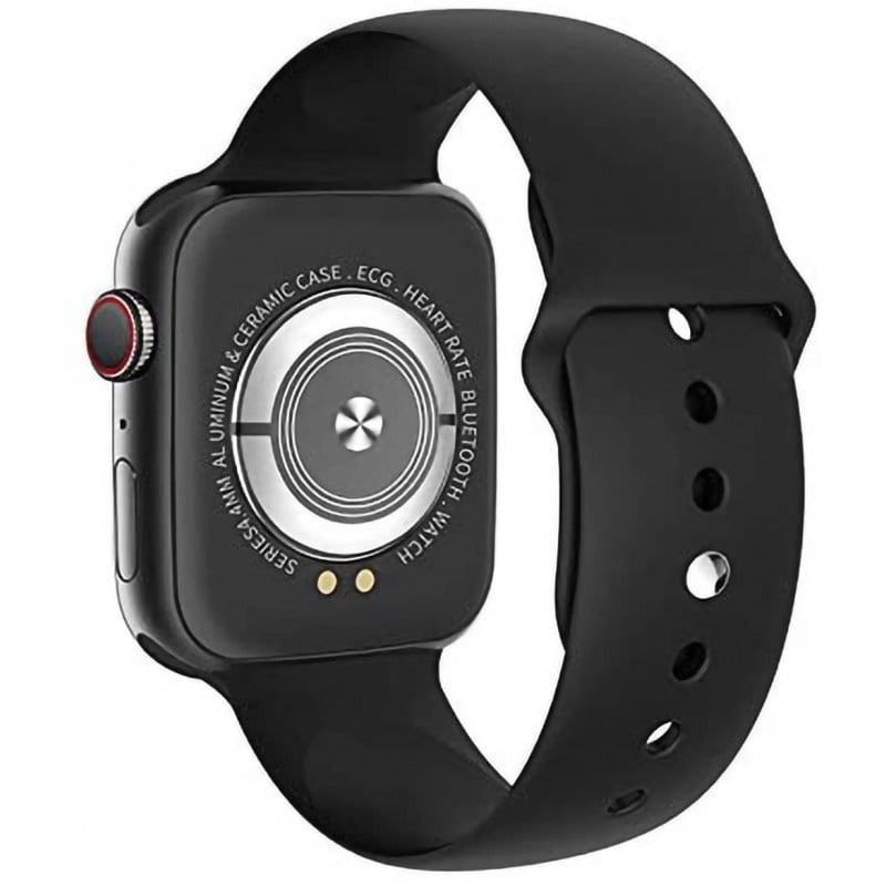 Ceas Smartwatch Techstar® T500, 1.54 inch HD IPS, Monitorizare Cardiaca, Alerte Sedentarism, Termometru, Bluetooth 4.0, Negru - 1 | YEO